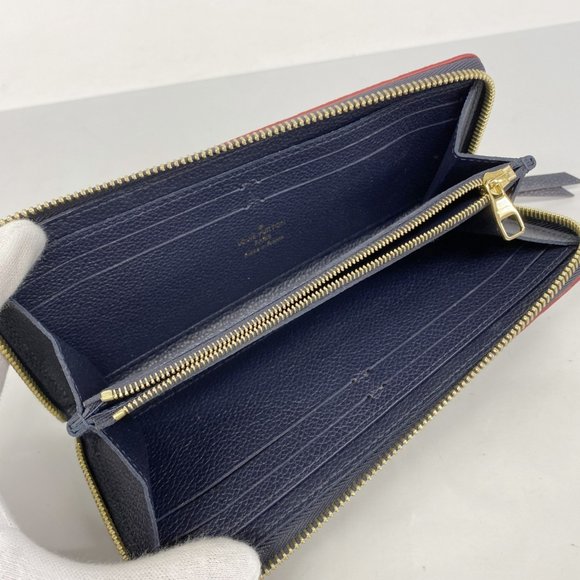 LOUIS VUITTON Red Monogram Wallet - Picture 3 of 10